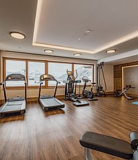 Fitness room in Wellnesshotel Kitzspitz